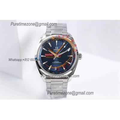 Aqua Terra 150M A8900 Automatic Mens Watch Best Edition VSF Blue Textured Dial SS Bracelet CHS 220.10.41.21.03.001