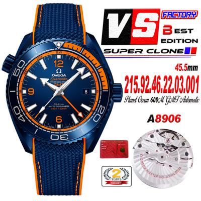 Planet Ocean GMT 45.5mm Big Blue Real Ceramic A890...