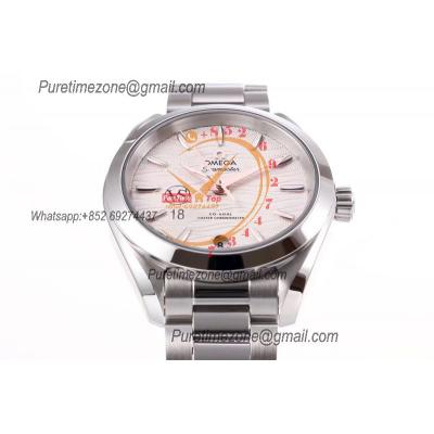 Aqua Terra 150M 34mm A8800 Autoamtic Womens Watches VSF Best Ediiton Silver Dial SS Bracelet Ladies