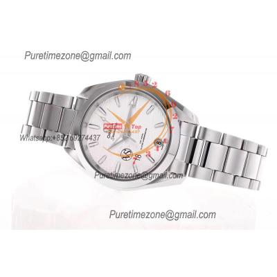 Aqua Terra 150M 34mm A8800 Autoamtic Womens Watches VSF Best Ediiton Silver Dial SS Bracelet Ladies