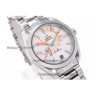 Aqua Terra 150M 34mm A8800 Autoamtic Womens Watches VSF Best Ediiton Silver Dial SS Bracelet Ladies