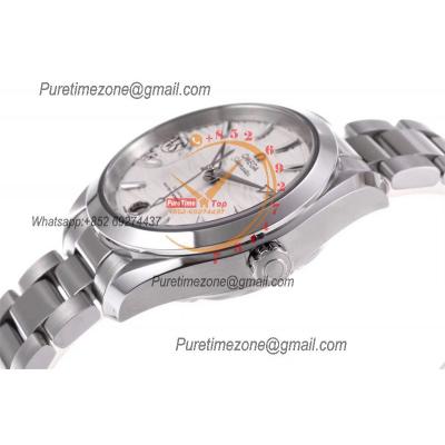 Aqua Terra 150M 34mm A8800 Autoamtic Womens Watches VSF Best Ediiton Silver Dial SS Bracelet Ladies