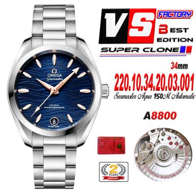 Aqua Terra 150M 34mm A8800 Autoamtic Womens Watche...