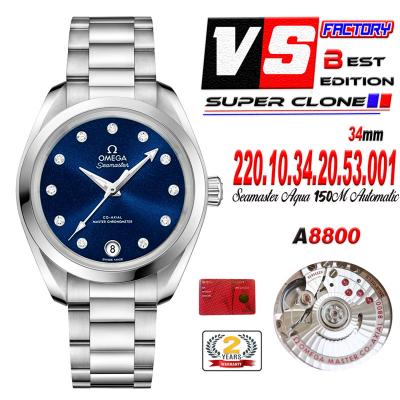 Aqua Terra 150M 34mm A8800 Autoamtic Womens Watche...