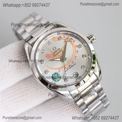 Aqua Terra 150M 34mm A8800 Autoamtic Womens Watches VSF Best Ediiton MOP Dial SS Bracelet Ladies