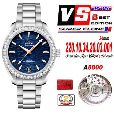 Aqua Terra 150M 34mm A8800 Autoamtic Womens Watche...