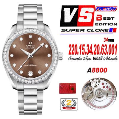 Aqua Terra 150M 34mm A8800 Autoamtic Womens Watche...