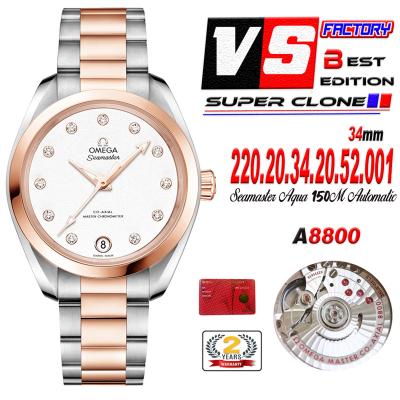 Aqua Terra 150M 34mm A8800 Autoamtic Womens Watche...