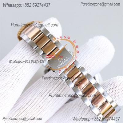 Aqua Terra 150M 34mm A8800 Autoamtic Womens Watches VSF Best Ediiton RG Silver Dial SS Bracelet Ladies