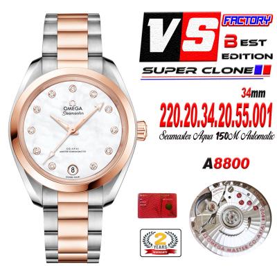 Aqua Terra 150M 34mm A8800 Autoamtic Womens Watche...