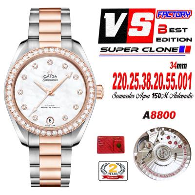 Aqua Terra 150M 34mm A8800 Autoamtic Womens Watche...