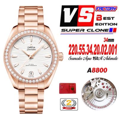 Aqua Terra 150M 34mm A8800 Autoamtic Womens Watche...