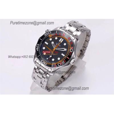 Seamaster Diver 300M A8800 Autoamtic Mens Watches VSF Best Ediiton Black Dial SS Bracelet CHS 210.30.42.20.01.001