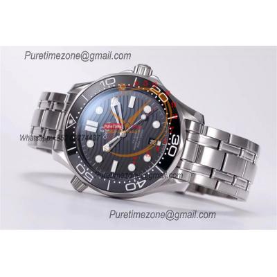 Seamaster Diver 300M A8800 Autoamtic Mens Watches VSF Best Ediiton Black Dial SS Bracelet CHS 210.30.42.20.01.001