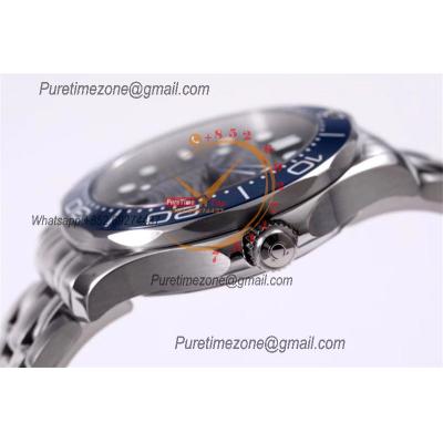 Seamaster Diver 300M A8800 Autoamtic Mens Watches VSF Best Ediiton Gray Dial SS Bracelet CHS 210.30.42.20.06.001