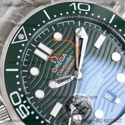 Seamaster Diver 300M A8800 Autoamtic Mens Watches VSF Best Ediiton Green Dial SS Bracelet CHS 210.30.42.20.10.001