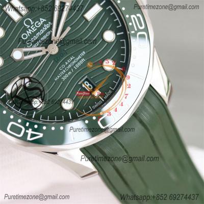 Seamaster Diver 300M A8800 Autoamtic Mens Watches VSF Best Ediiton Green Dial Rubber CHS 210.32.42.20.10.001