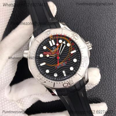 Seamaster Diver 300M Nekton A8806 Autoamtic Mens Watches VSF Best Ediiton Black Dial Rubber CHS 210.32.42.20.01.002