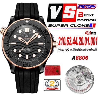 Seamaster 300m 43.5mm Black Ceramic A8806 Autoamti...