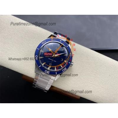 Seamaster 300 Heritage A8912 Autoamtic Mens Watches VSF Best Ediiton Blue Dial SS Bracelet CHS 234.30.41.21.03.001