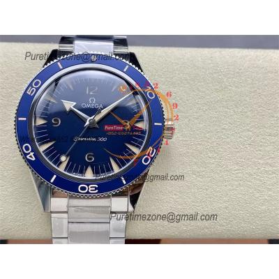 Seamaster 300 Heritage A8912 Autoamtic Mens Watches VSF Best Ediiton Blue Dial SS Bracelet CHS 234.30.41.21.03.001