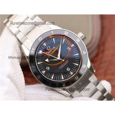 Seamaster 300 Heritage A8912 Autoamtic Mens Watches Spectre Limited Edition VSF Best Ediiton Black Dial SS Bracelet CHS