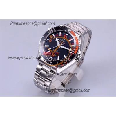 Planet Ocean 43.5mm A8900 Automatic Mens Watch VSF V2 Best Ediiton Blue Dial SS Bracelet CHS 215.30.44.21.01.002