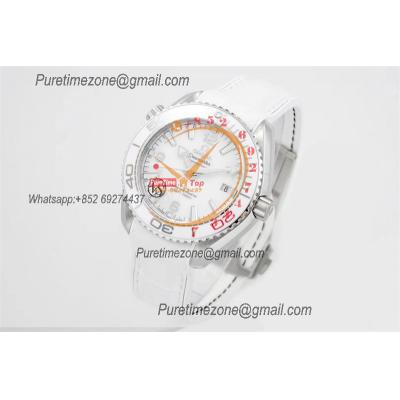 Planet Ocean 39.5mm Olympic Games SS A8900 Automatic Womens Watch VSF Best Ediiton White Dial Rubber Ladies