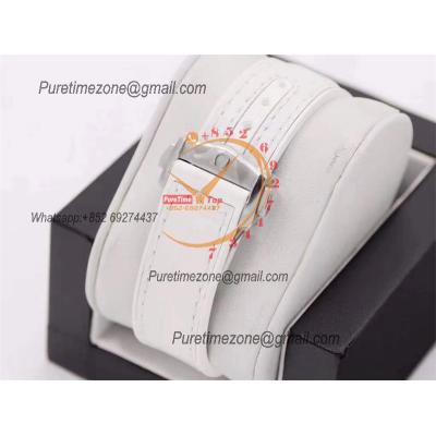 Planet Ocean 39.5mm SS A8900 Automatic Womens Watch VSF Best Ediiton White Dial Rubber Ladies 215.33.40.20.04.001