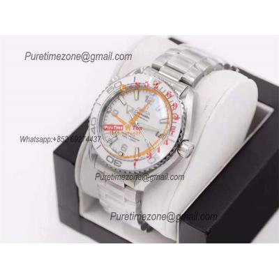 Planet Ocean 39.5mm A8900 Automatic Womens Watch VSF Best Ediiton White Dial SS Bracelet Ladies 215.30.40.20.04.001