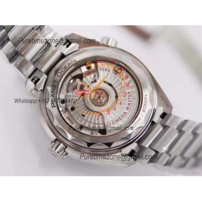 Planet Ocean 39.5mm A8900 Automatic Womens Watch VSF Best Ediiton White Dial SS Bracelet Ladies 215.30.40.20.04.001