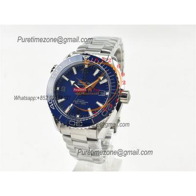 Seamaster Planet Ocean 43.5mm A8900 Automatic Mens Watch VSF Best Ediiton Blue Dial SS Bracelet CHS