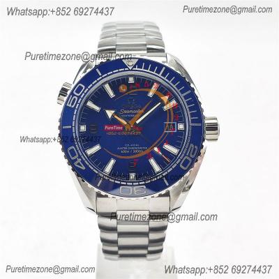 Seamaster Planet Ocean 43.5mm A8900 Automatic Mens Watch VSF Best Ediiton Blue Dial SS Bracelet CHS