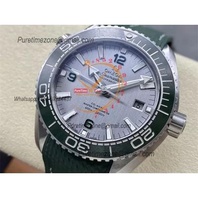 Planet Ocean 43.5mm A8900 Automatic Mens Watch VSF Best Ediiton White Dial Green Rubber CHS 215.32.44.21.06.001