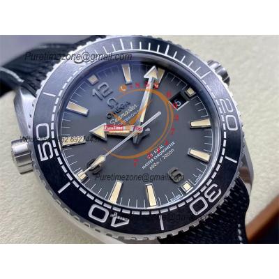 Planet Ocean 43.5mm A8900 Automatic Mens Watch VSF Best Ediiton Gray Dial Black Rubber CHS 215.32.44.21.01.002