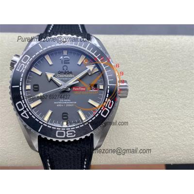 Planet Ocean 43.5mm A8900 Automatic Mens Watch VSF Best Ediiton Gray Dial Black Rubber CHS 215.32.44.21.01.002