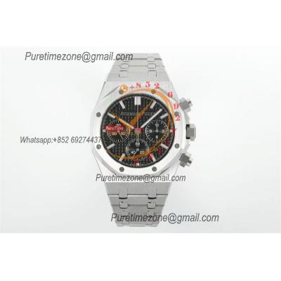 Royal Oak 26240ST A7750 Automatic Chronograph Mens Watch 50th Anniversary BF Best Edition Black Dial SS Bracelet CHS