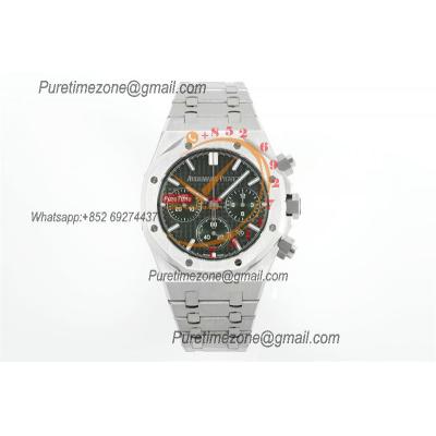 Royal Oak 26240ST A7750 Automatic Chronograph Mens Watch 50th Anniversary BF Best Edition Green Dial SS Bracelet CHS