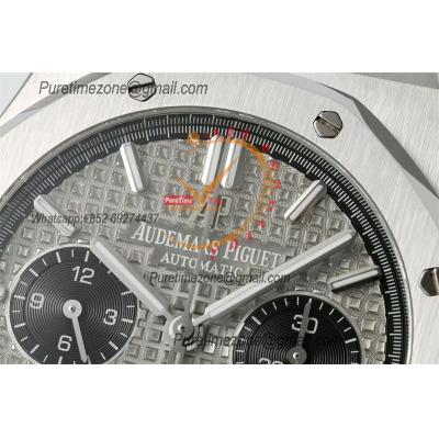 Royal Oak 26240ST A7750 Automatic Chronograph Mens Watch 50th Anniversary BF Best Edition Gray Dial SS Bracelet CHS