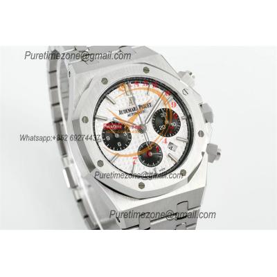 Royal Oak 26240ST A7750 Automatic Chronograph Mens Watch 50th Anniversary BF Best Edition White Dial SS Bracelet CHS