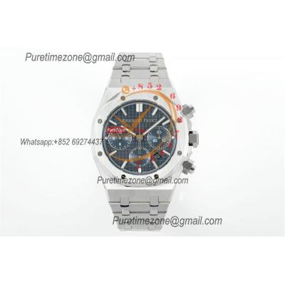 Royal Oak 26240ST A7750 Automatic Chronograph Mens Watch 50th Anniversary BF Best Edition Blue Dial SS Bracelet CHS