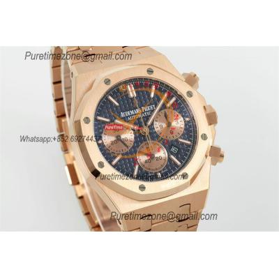 Royal Oak 26240OR A7750 Automatic Chronograph Mens Watch BF Best Edition RG Blue Dial SS Bracelet CHS