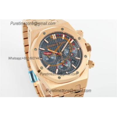 Royal Oak 26240OR A7750 Automatic Chronograph Mens Watch BF Best Edition RG Blue Dial SS Bracelet CHS