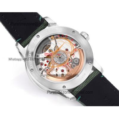 Code 11.59 15210 A4302 Automatic Mens Watch 3GF Best Edition 41mm SS Green Index Textured Dial Nylon Leather CHS