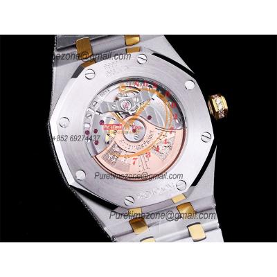 Royal Oak 41mm 15400 Iced Out A3120 Automatic Mens Watch AMG Best Edition YG Paved Diamond Dial Arabic  SS Bracelet CHS