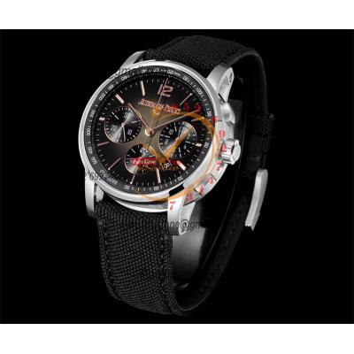 Code 11.59 26393 A4401 Automatic Chronograph Mens Watch APF Best Edition 41 Black Brown Dial Nylon Strap CHS