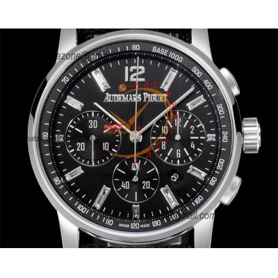 Code 11.59 26393 A4401 Automatic Chronograph Mens Watch APF Best Edition 41 Black Dial Nylon Strap CHS