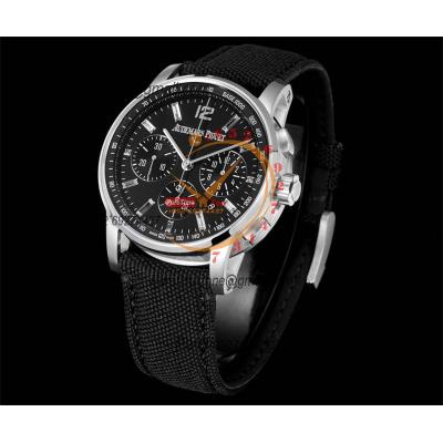 Code 11.59 26393 A4401 Automatic Chronograph Mens Watch APF Best Edition 41 Black Dial Nylon Strap CHS