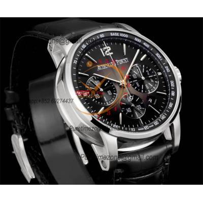 Code 11.59 26393 A4401 Automatic Chronograph Mens Watch APF Best Edition 41 Black Brown Dial Leather Strap CHS