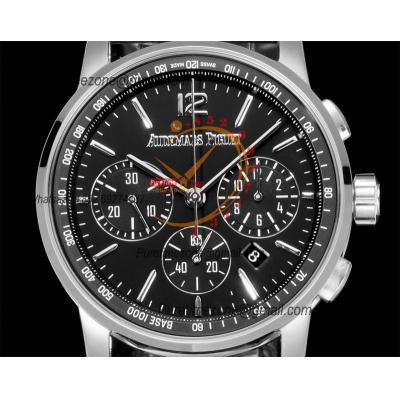 Code 11.59 26393 A4401 Automatic Chronograph Mens Watch APF Best Edition 41 Black Dial Leather Strap CHS